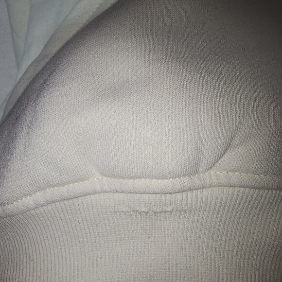 United states bug bunny white women's crop top hoodie XL - Picture 4 of 6